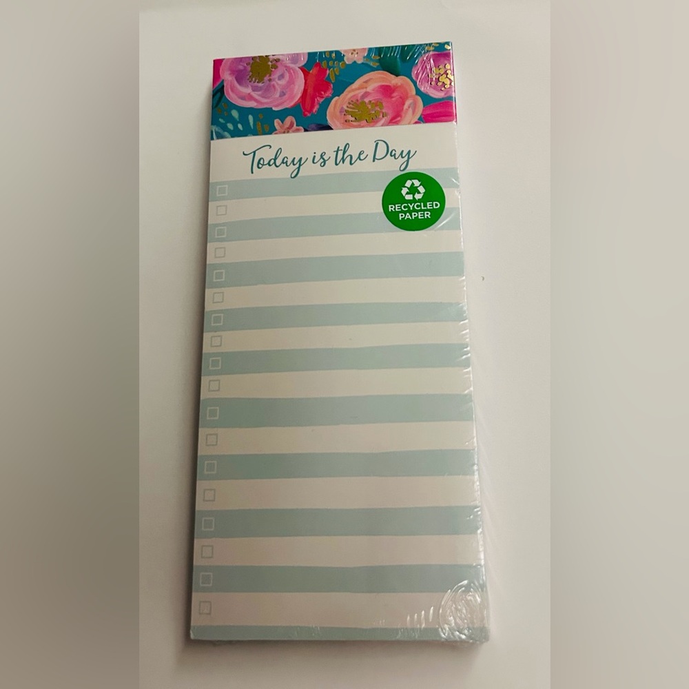 New Clementine Notepad “Today is the Day” Lined Pages 9” x 4” made in Vietnam